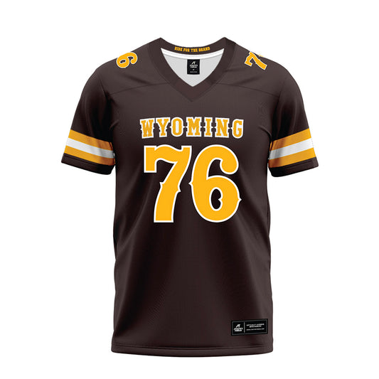 Wyoming - NCAA Football : Quinn Grovesteen Matchey - Premium Football Jersey