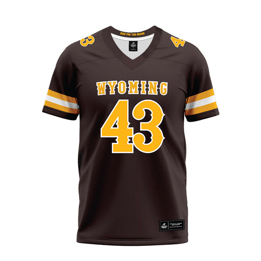 Wyoming - NCAA Football : Gavyn Helm - Premium Football Jersey