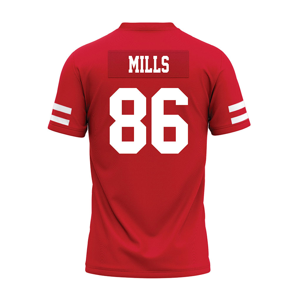 Nebraska - NCAA Football : Cortez Mills - Premium Football Jersey-1