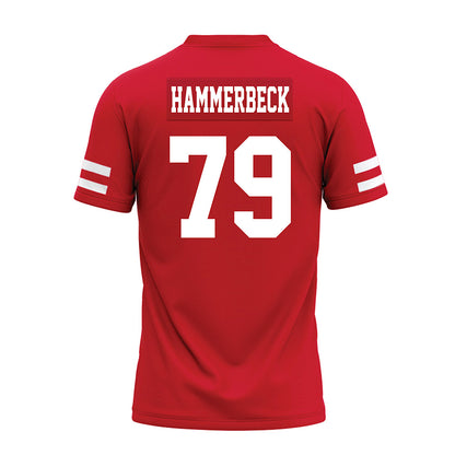 Nebraska - NCAA Football : Shawn Hammerbeck - Premium Football Jersey-1