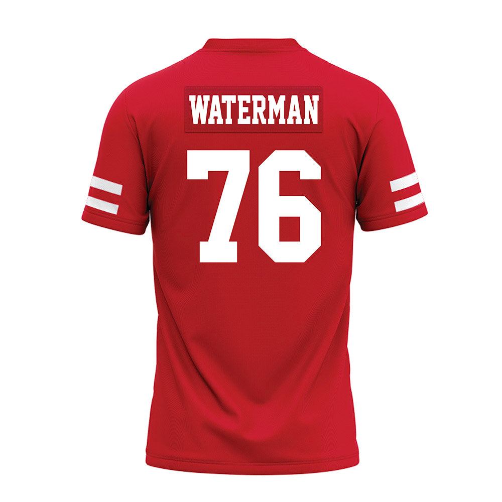 Nebraska - NCAA Football : Rex Waterman - Premium Football Jersey-1