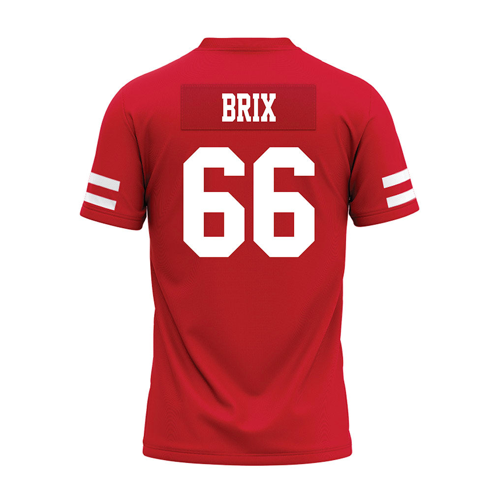 Nebraska - NCAA Football : Grant Brix - Premium Football Jersey-1