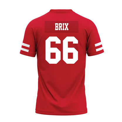 Nebraska - NCAA Football : Grant Brix - Premium Football Jersey-1