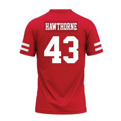 Nebraska - NCAA Football : Will Hawthorne - Premium Football Jersey-1