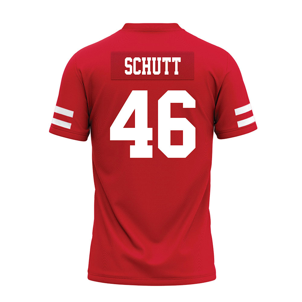 Nebraska - NCAA Football : Connor Schutt - Premium Football Jersey-1