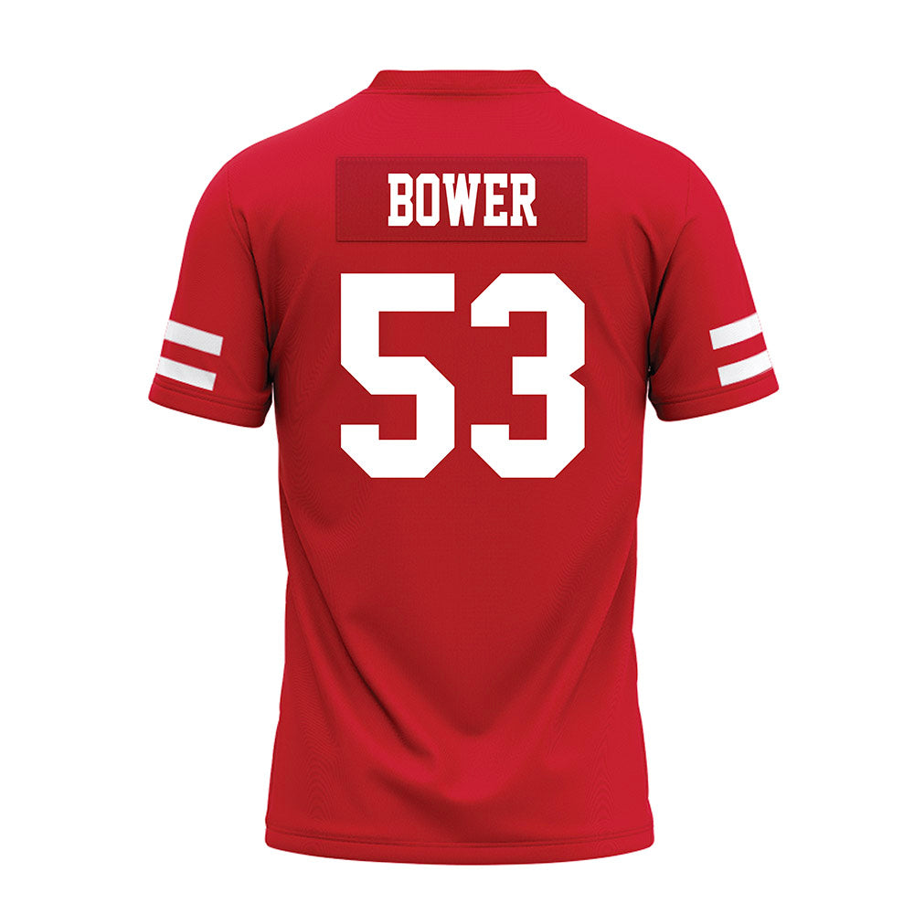 Nebraska - NCAA Football : Jacob Bower - Premium Football Jersey