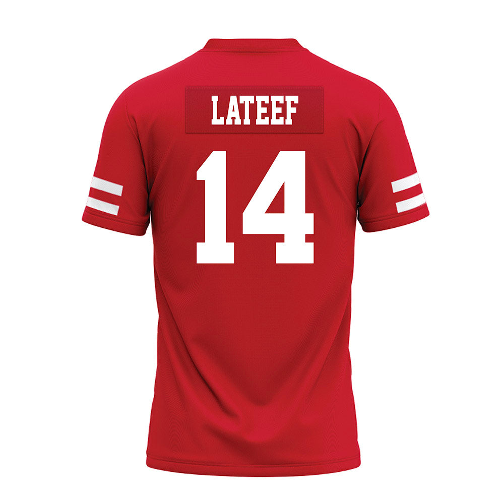 Nebraska - NCAA Football : TJ Lateef - Premium Football Jersey-1