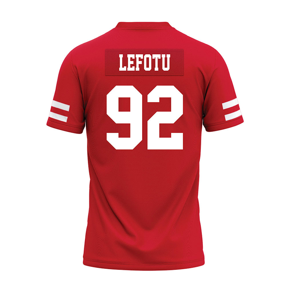 Nebraska - NCAA Football : Sua Lefotu - Premium Football Jersey