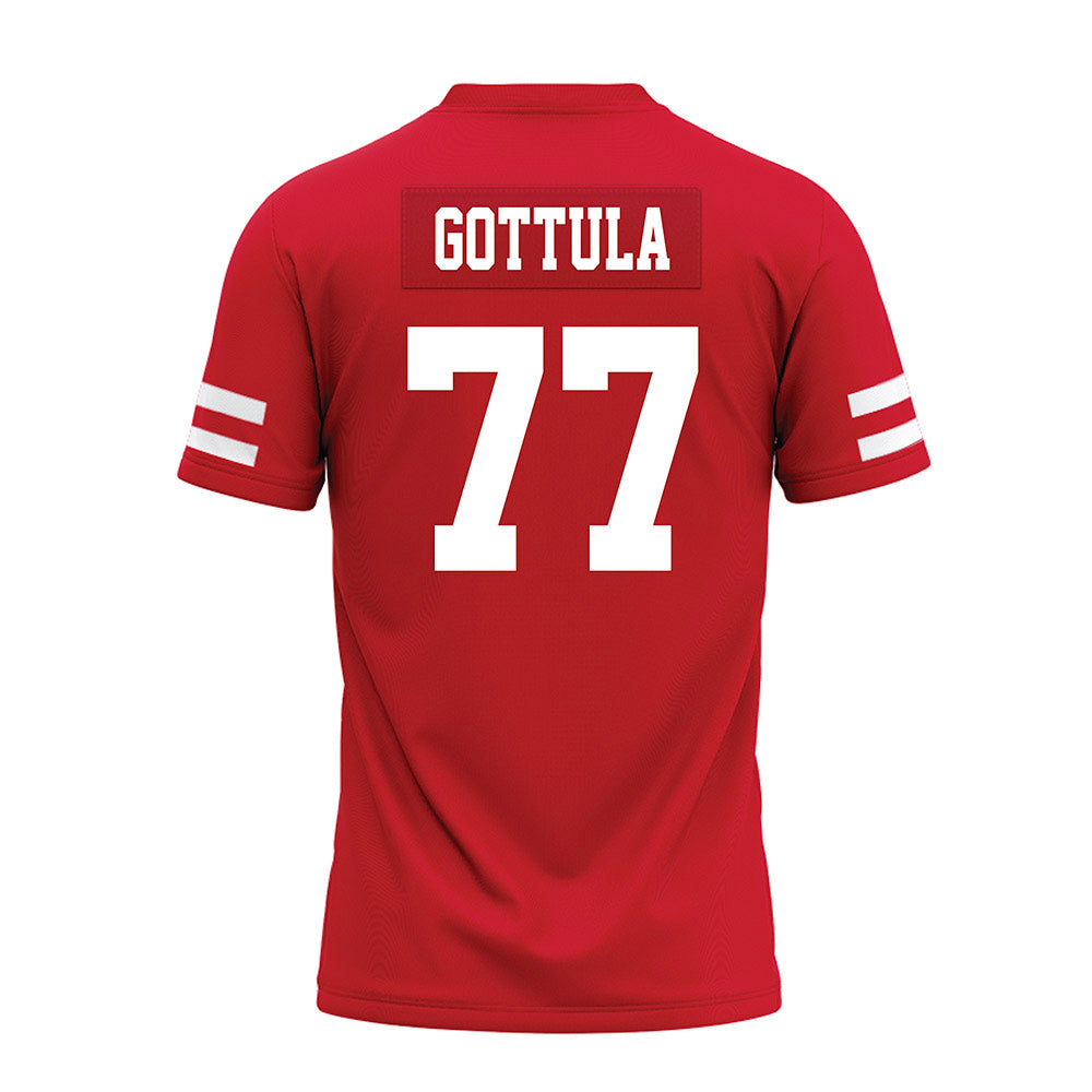 Nebraska - NCAA Football : Gunnar Gottula - Premium Football Jersey-1