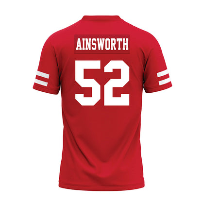 Nebraska - NCAA Football : Hayden Ainsworth - Premium Football Jersey-1