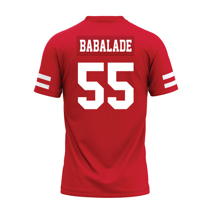 Nebraska - NCAA Football : Tree Babalade - Premium Football Jersey-1