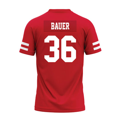 Nebraska - NCAA Football : Rowdy Bauer - Premium Football Jersey-1