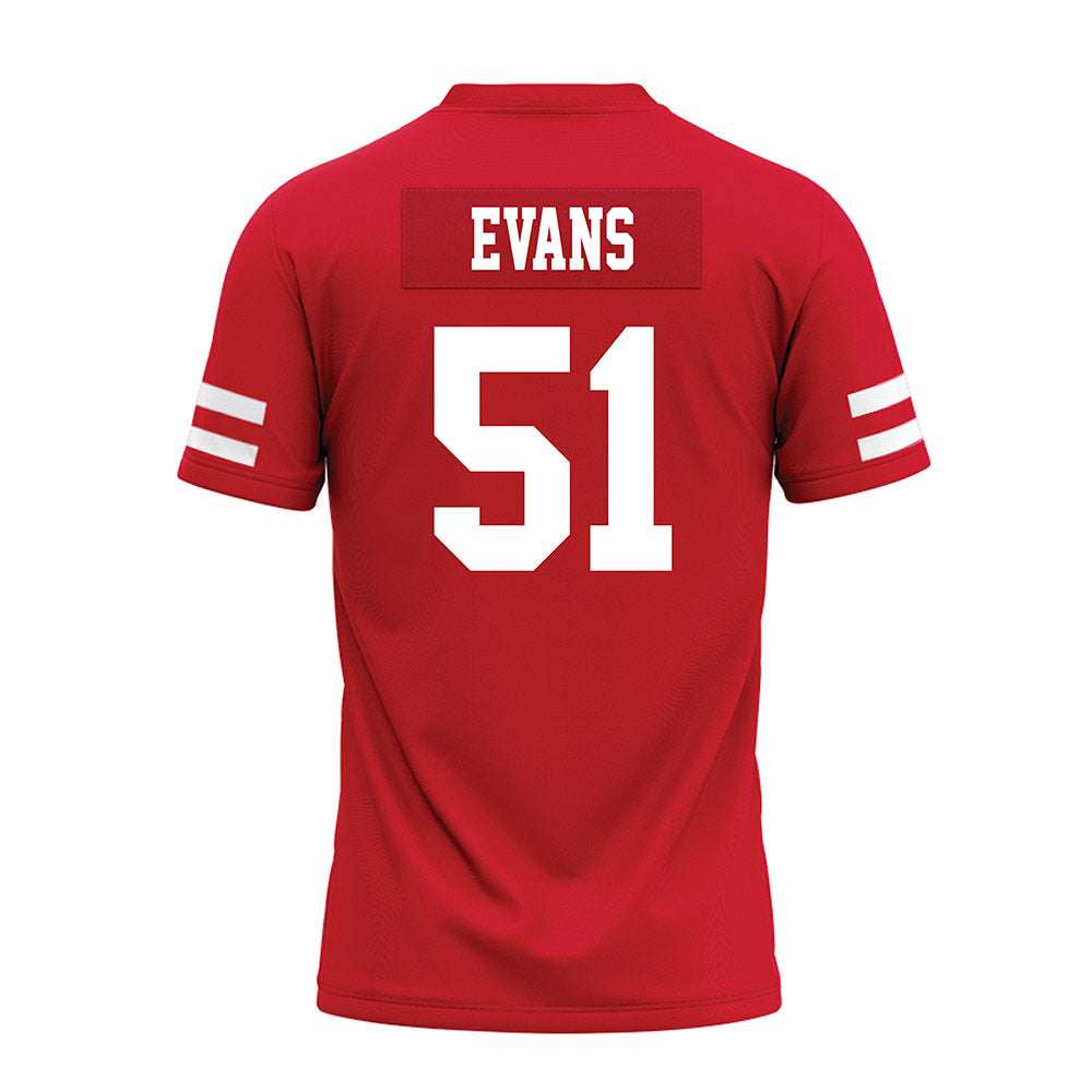 Nebraska - NCAA Football : Justin Evans - Premium Football Jersey-1