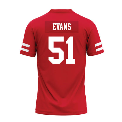 Nebraska - NCAA Football : Justin Evans - Premium Football Jersey-1