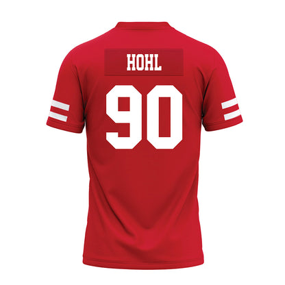 Nebraska - NCAA Football : John Hohl - Premium Football Jersey-1
