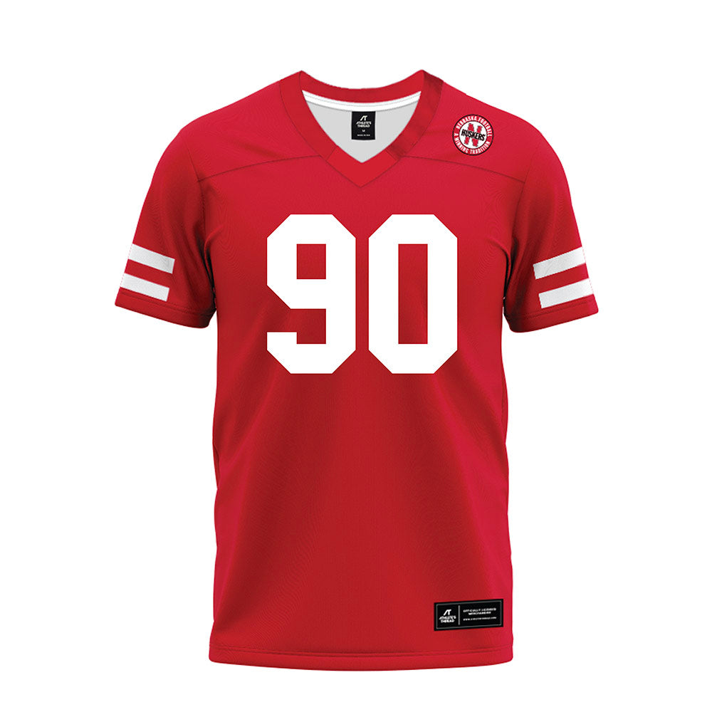 Nebraska - NCAA Football : John Hohl - Premium Football Jersey-0