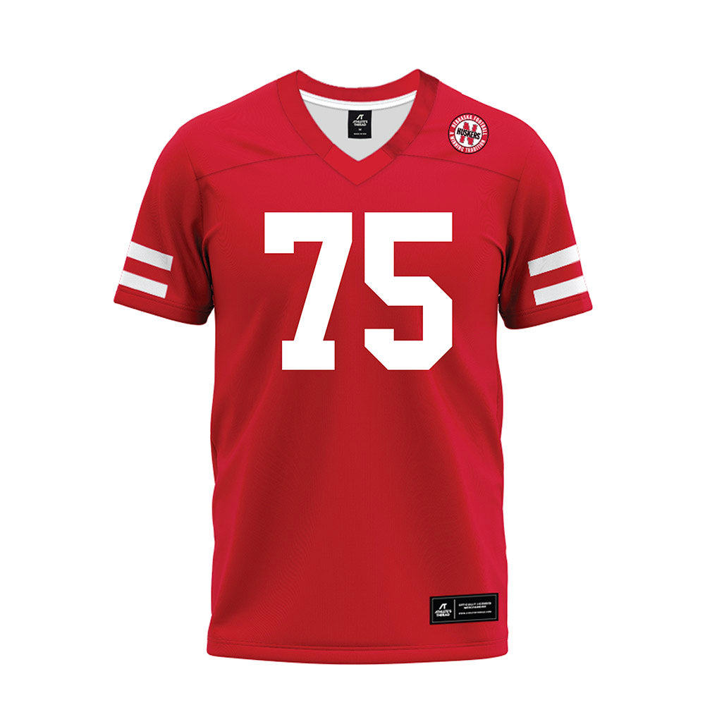 Nebraska - NCAA Football : Tyler Knaak - Premium Football Jersey-0
