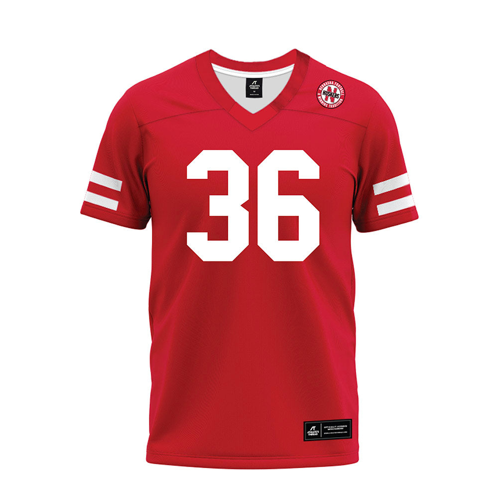 Nebraska - NCAA Football : Rowdy Bauer - Premium Football Jersey-0