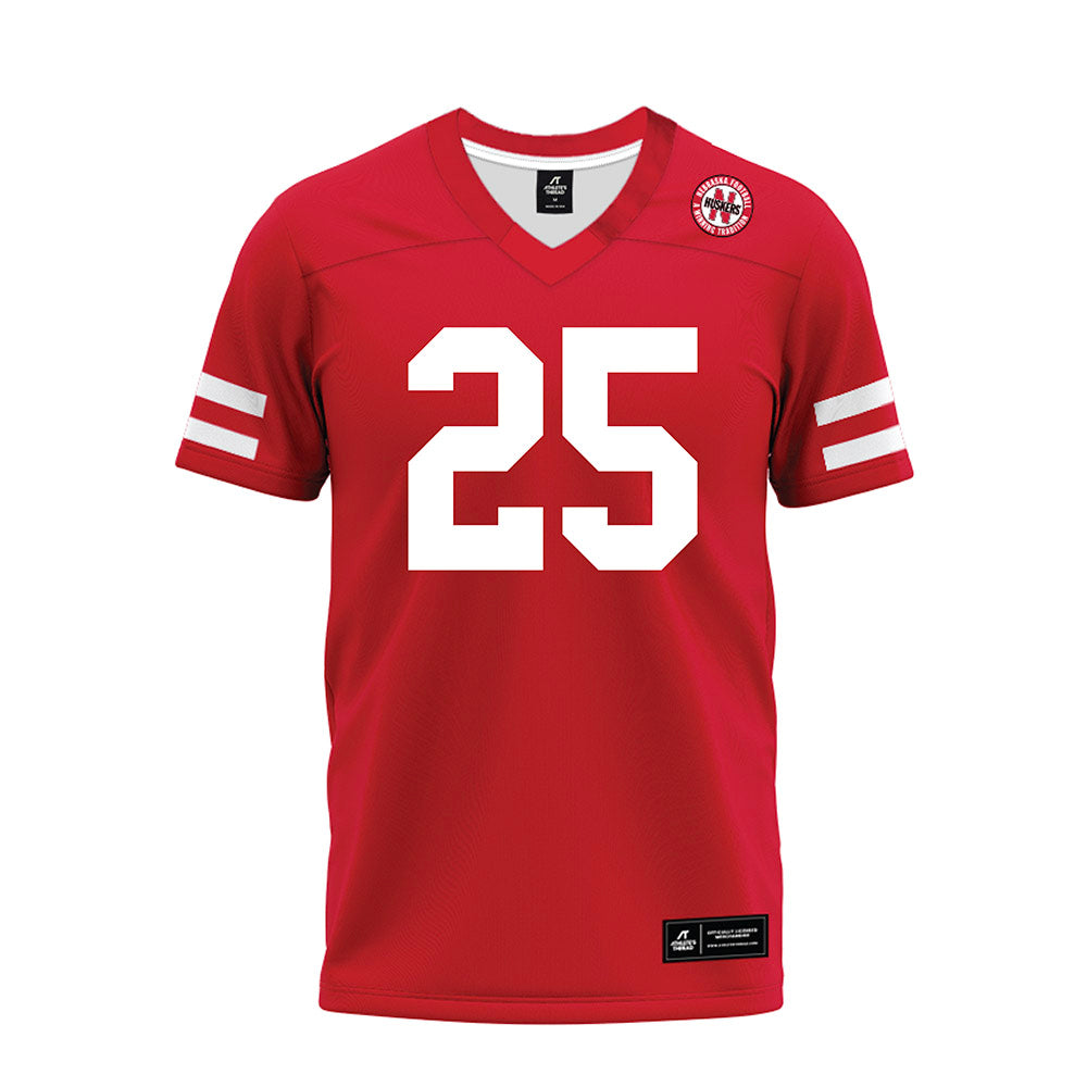 Nebraska - NCAA Football : Jamal Rule - Premium Football Jersey-0