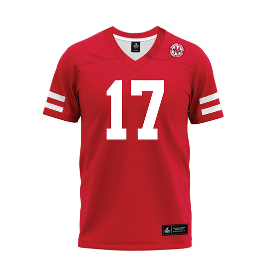 Nebraska - NCAA Football : Larry Miles - Premium Football Jersey-0