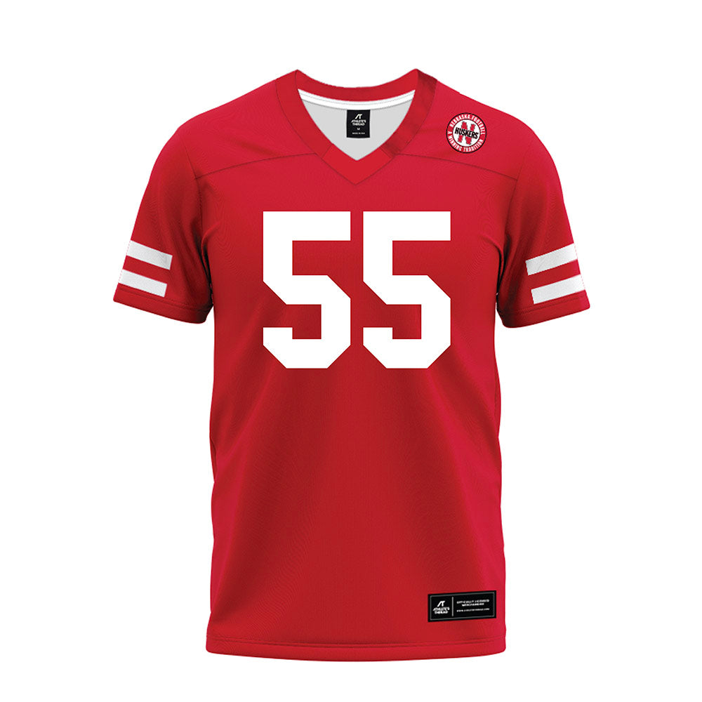 Nebraska - NCAA Football : Tree Babalade - Premium Football Jersey-0