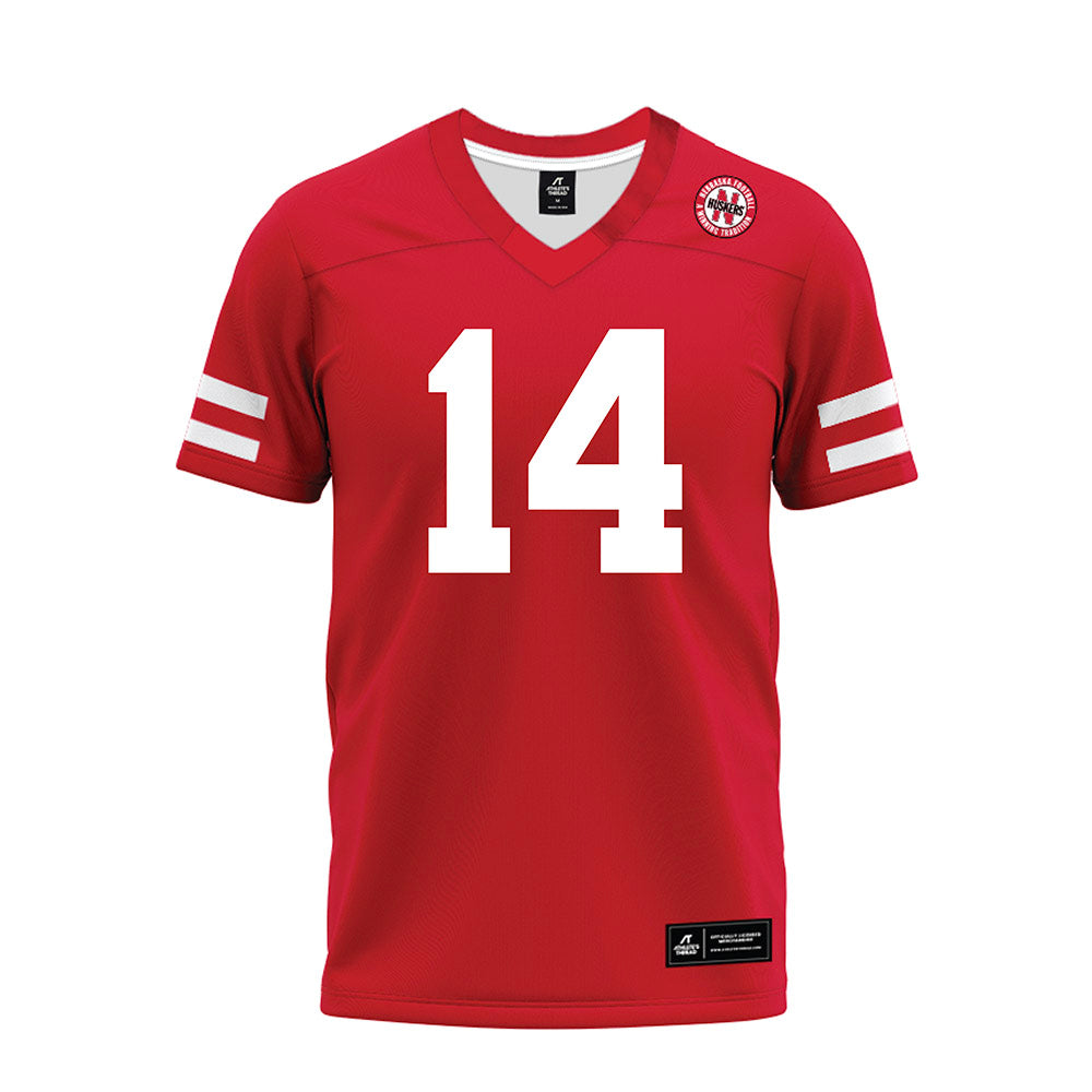 Nebraska - NCAA Football : TJ Lateef - Premium Football Jersey-0