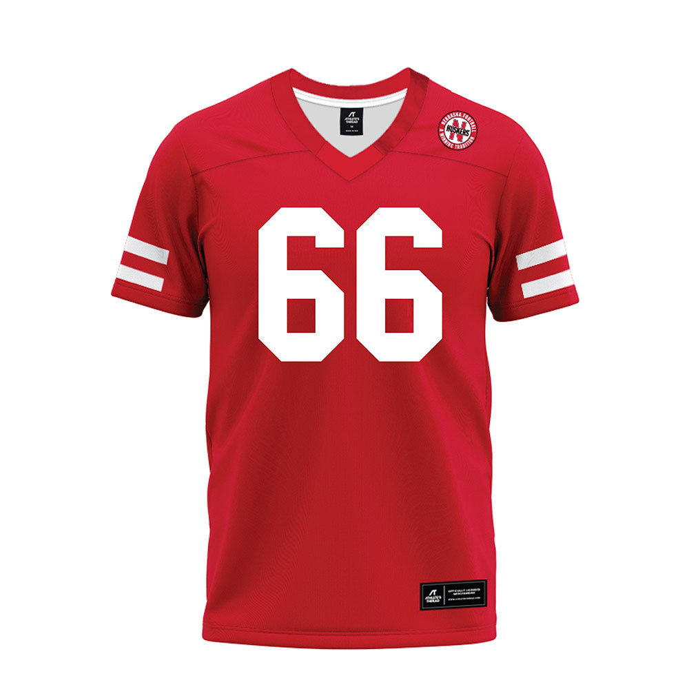 Nebraska - NCAA Football : Grant Brix - Premium Football Jersey-0
