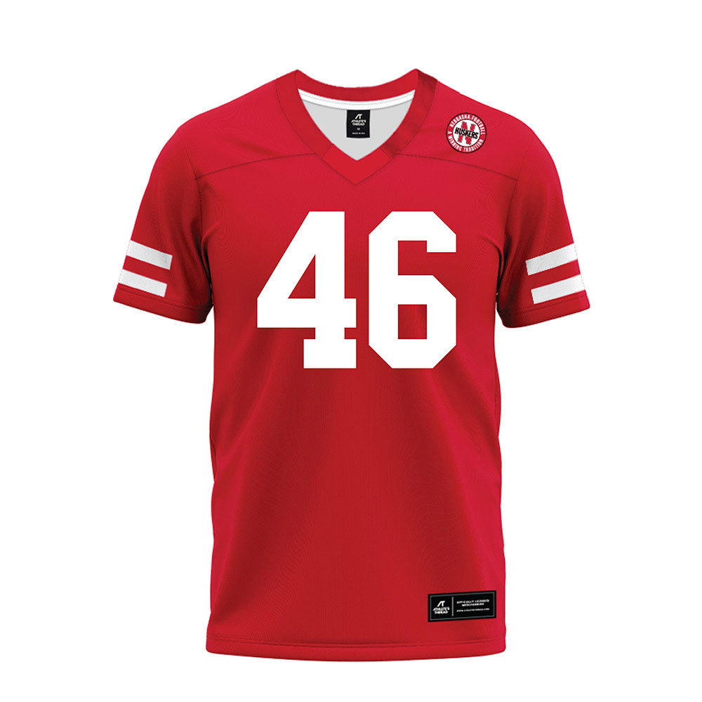 Nebraska - NCAA Football : Connor Schutt - Premium Football Jersey-0