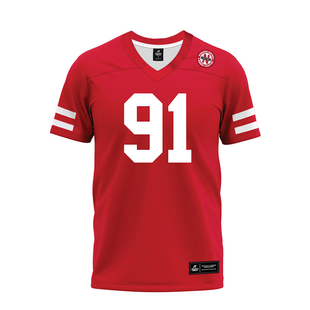 Nebraska - NCAA Football : Kyle Cunanan - Premium Football Jersey-0