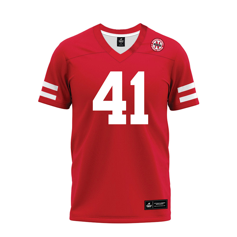 Nebraska - NCAA Football : Tanner Terch - Premium Football Jersey-0