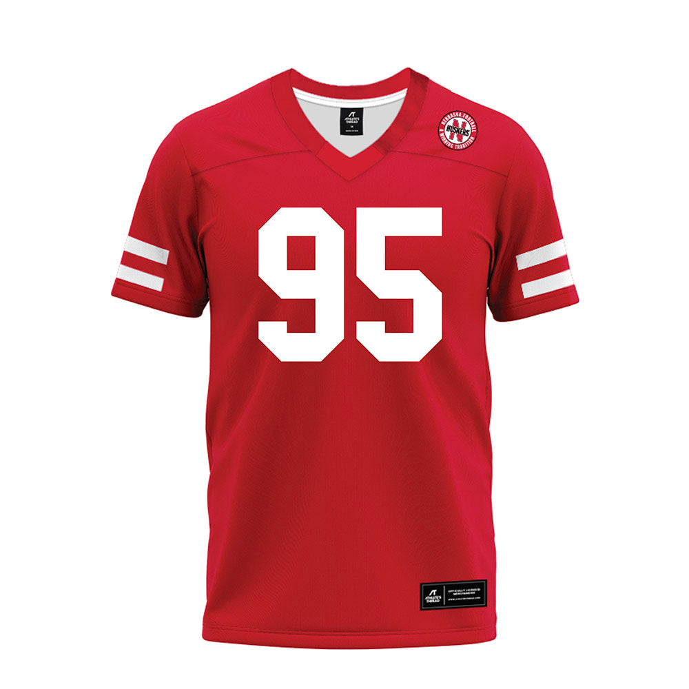 Nebraska - NCAA Football : Gabriel Moore - Premium Football Jersey-0