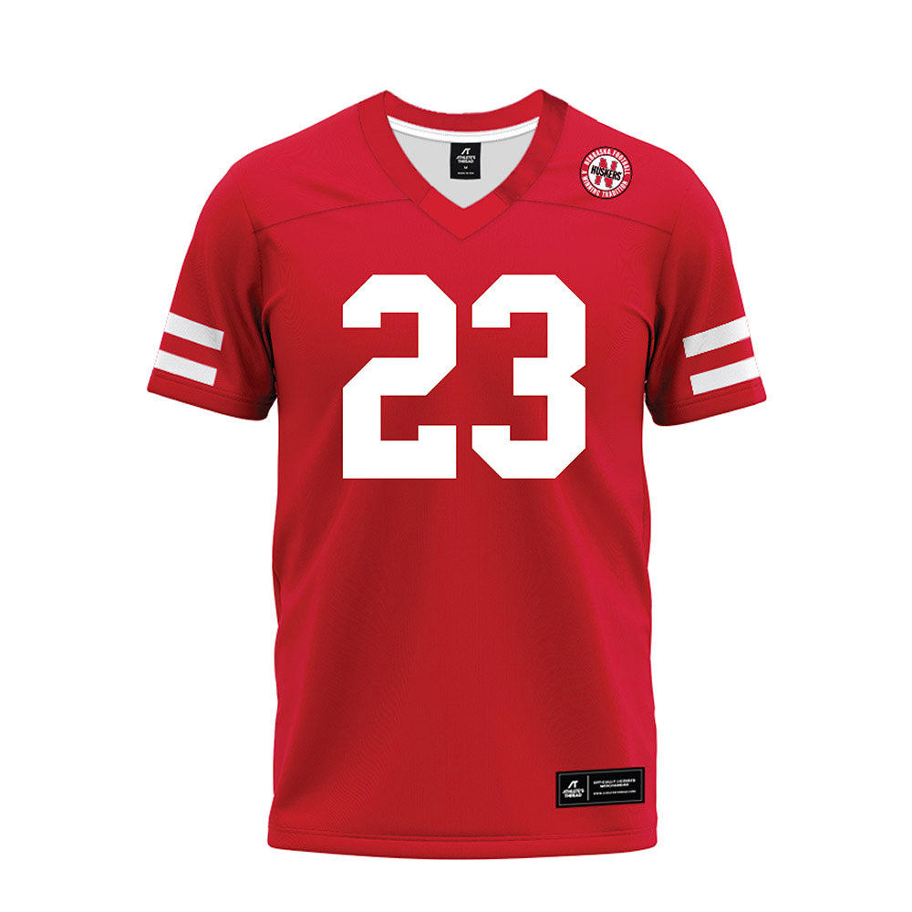 Nebraska - NCAA Football : Caleb Benning - Premium Football Jersey-0