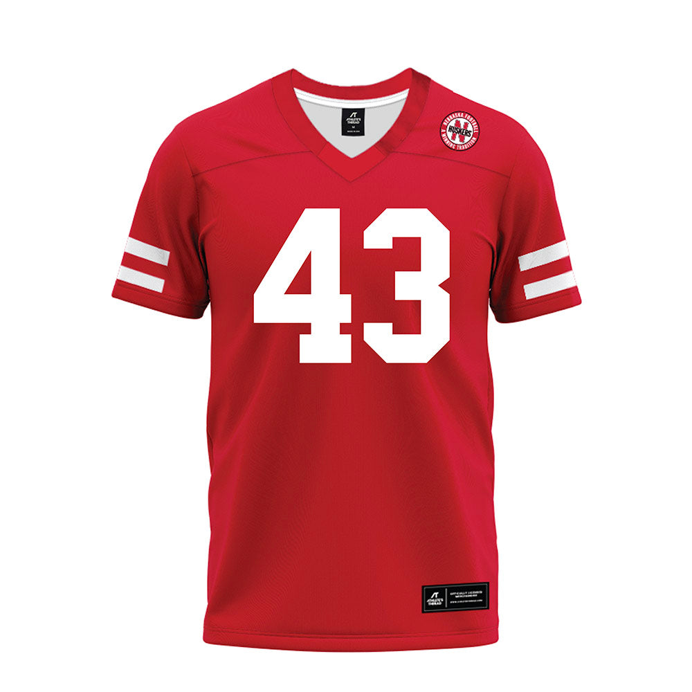 Nebraska - NCAA Football : Will Hawthorne - Premium Football Jersey-0