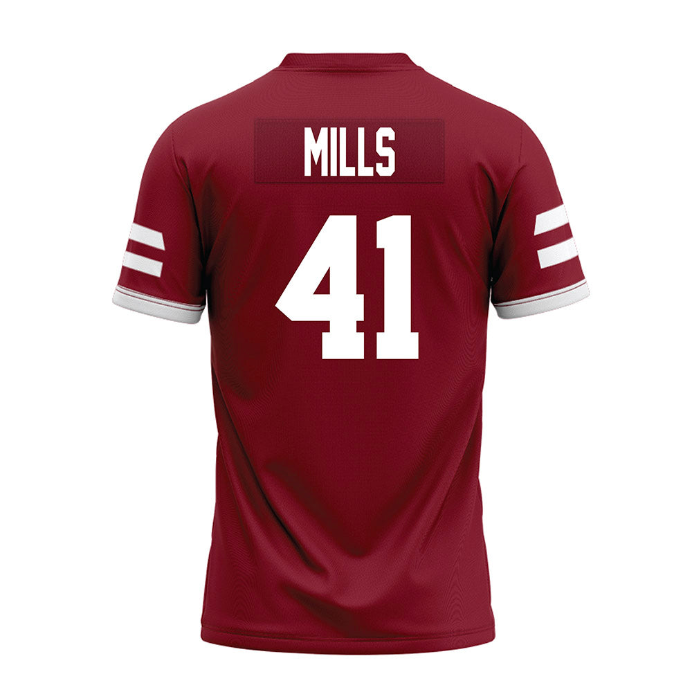 UMass - NCAA Football : Grant Mills - Premium Football Jersey-1