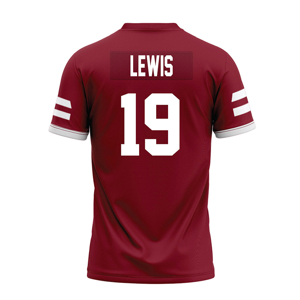 UMass - NCAA Football : Jabari Lewis - Premium Football Jersey-1