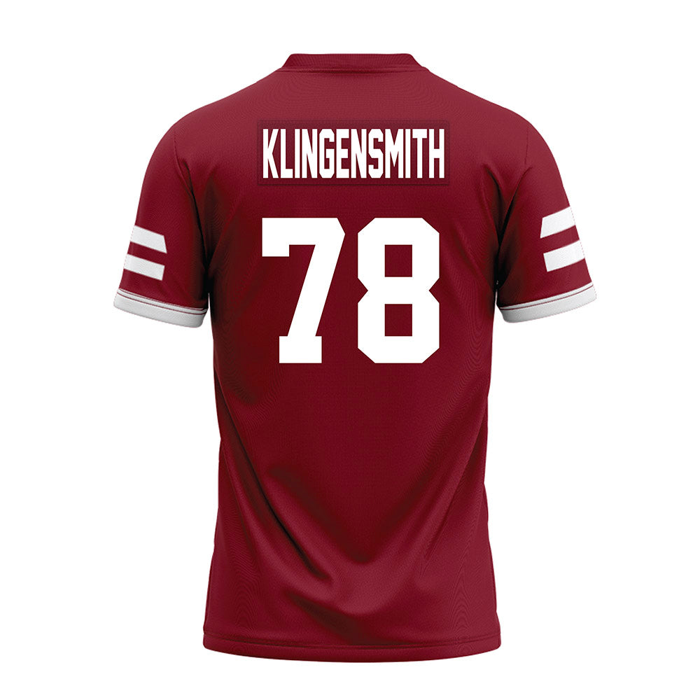 UMass - NCAA Football : Greg Klingensmith - Premium Football Jersey-1