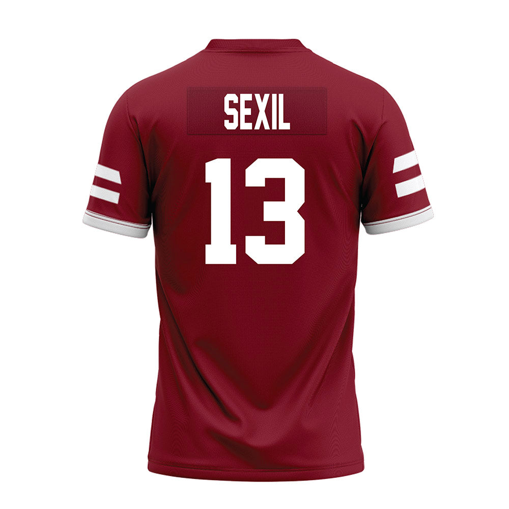 UMass - NCAA Football : Raheim Sexil - Premium Football Jersey-1