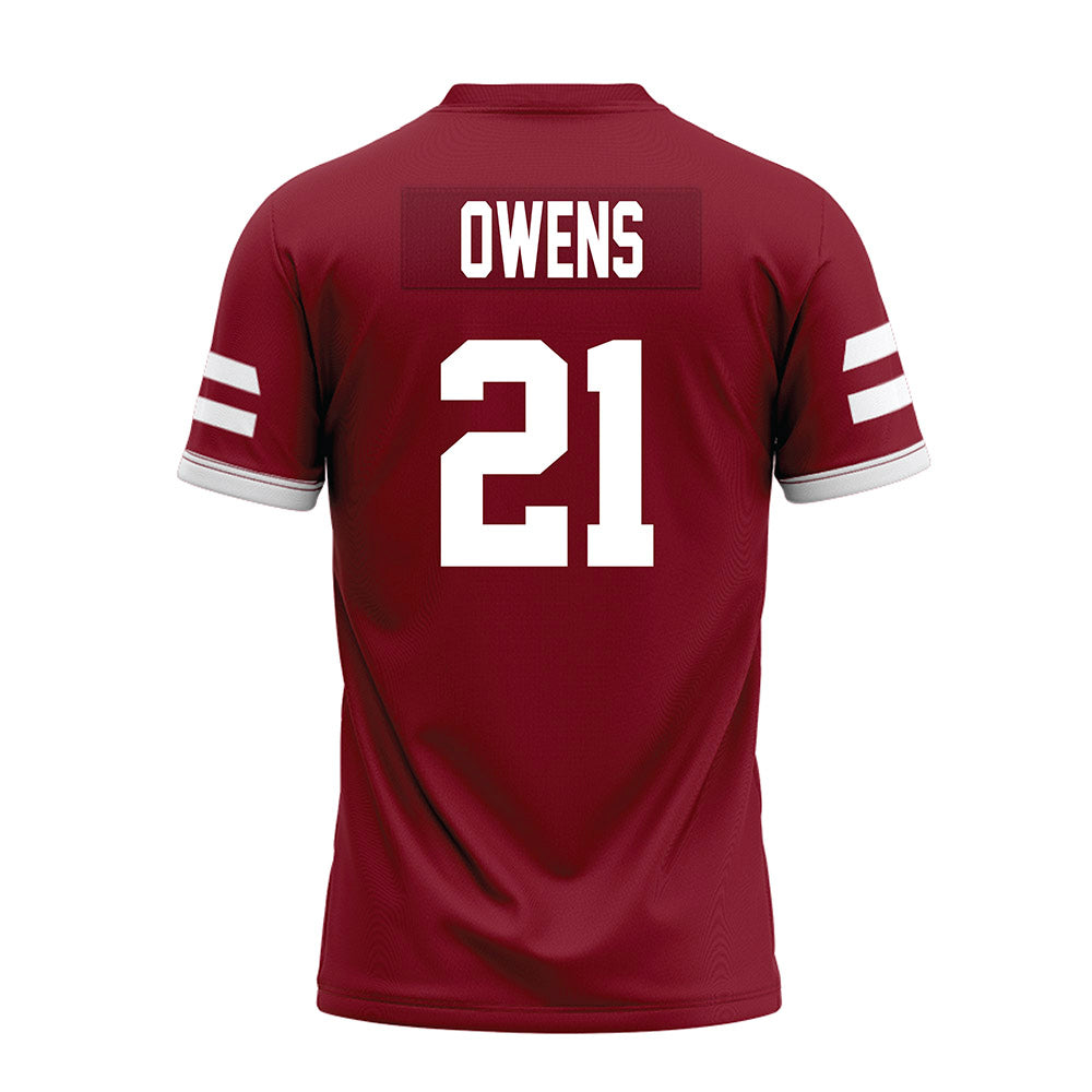 UMass - NCAA Football : Kai Owens - Premium Football Jersey-1