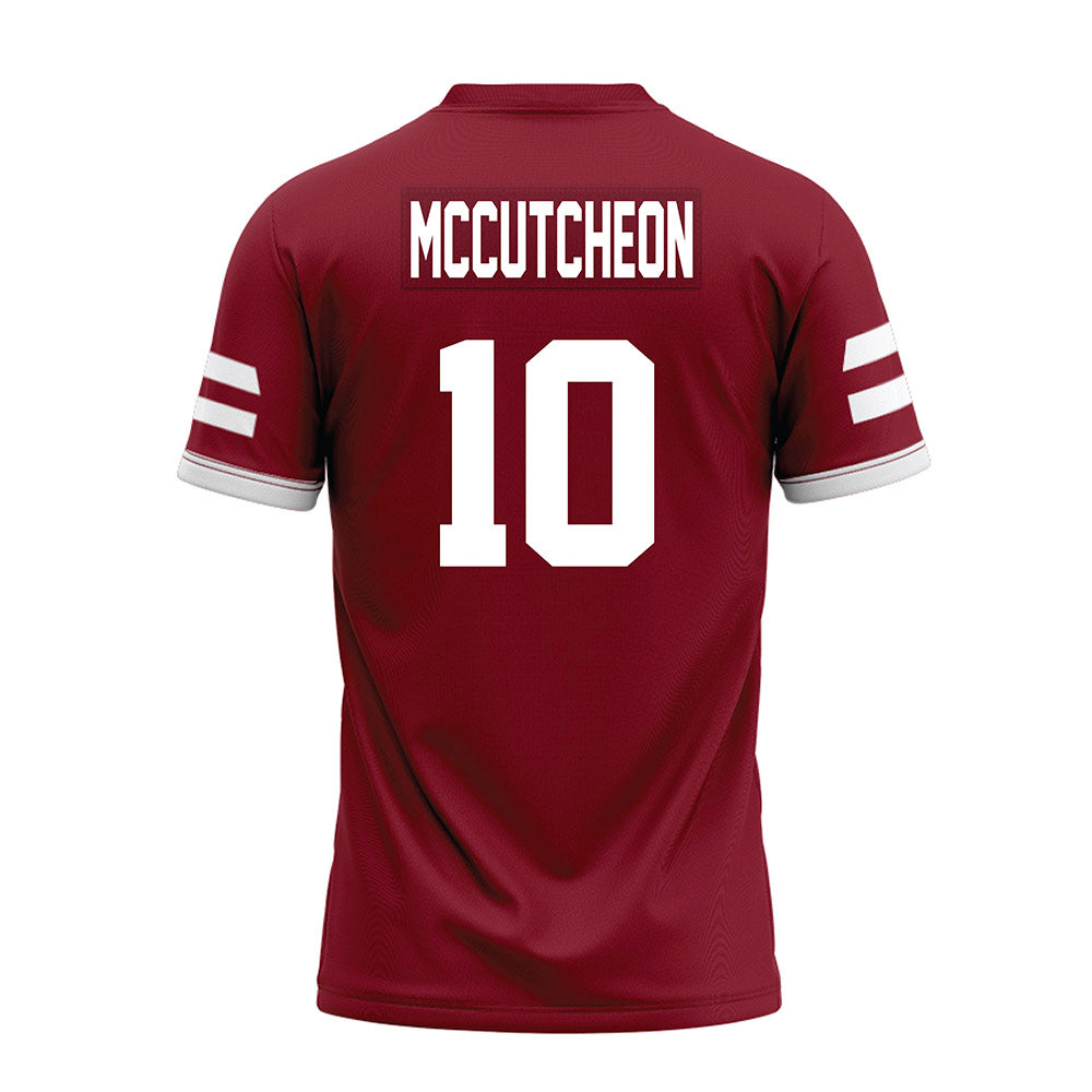 UMass - NCAA Football : Ty Mccutcheon - Premium Football Jersey-1