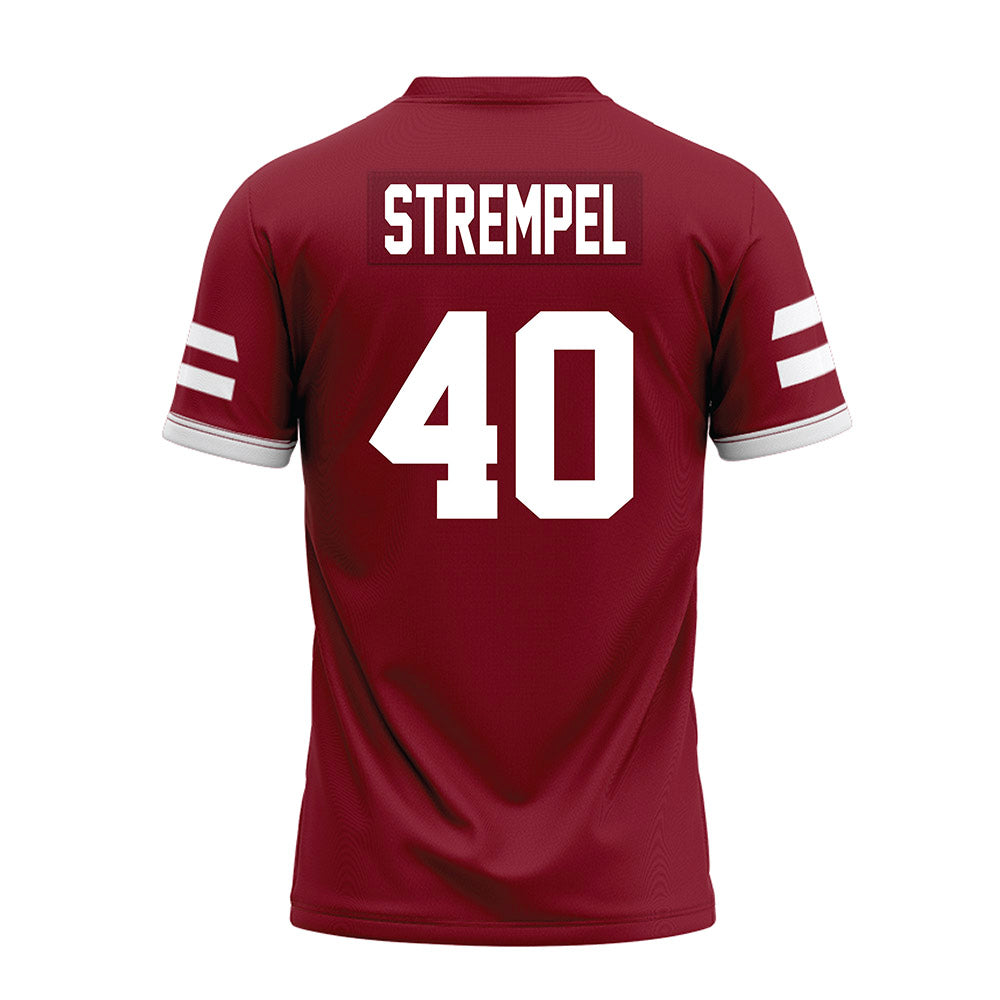 UMass - NCAA Football : Moritz Strempel - Premium Football Jersey-1