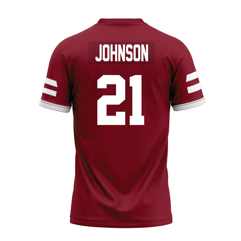 UMass - NCAA Football : Terron Johnson - Premium Football Jersey-1