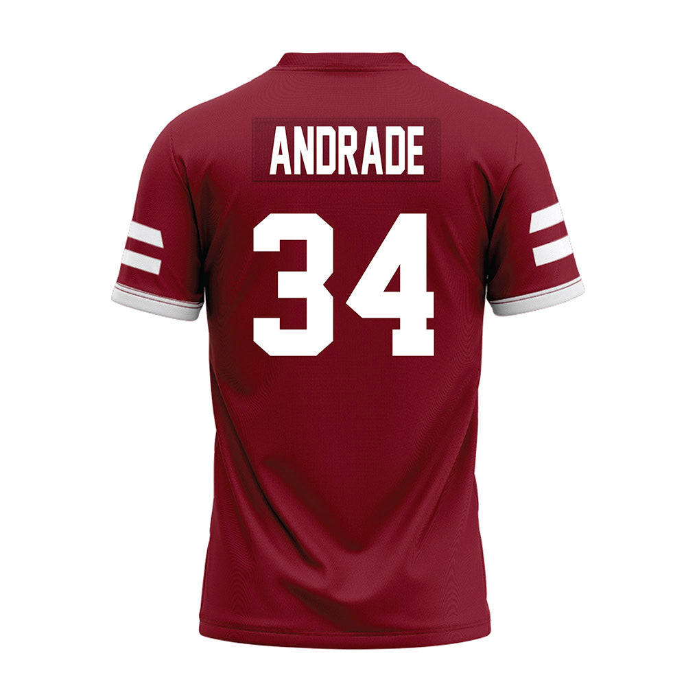 UMass - NCAA Football : Payton Andrade - Premium Football Jersey-1