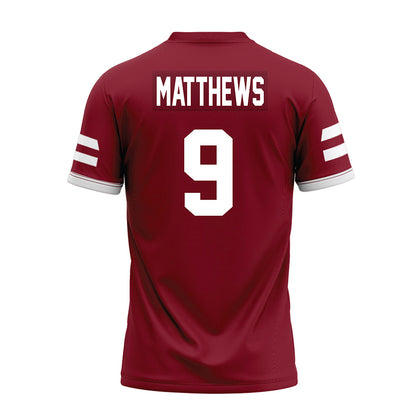 UMass - NCAA Football : Devin Matthews - Premium Football Jersey-1