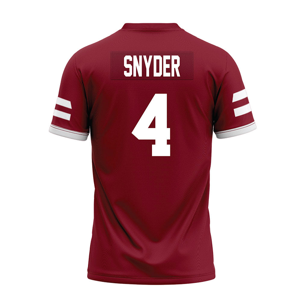 UMass - NCAA Football : DD Snyder - Premium Football Jersey-1