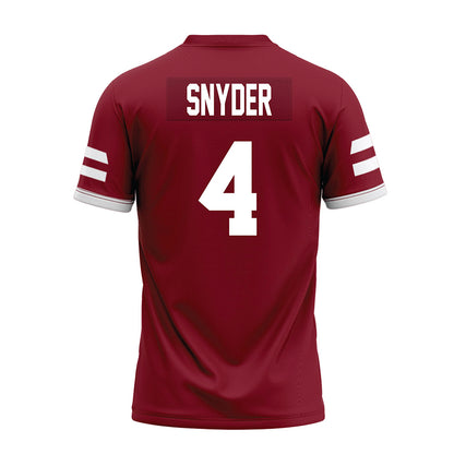 UMass - NCAA Football : DD Snyder - Premium Football Jersey-1