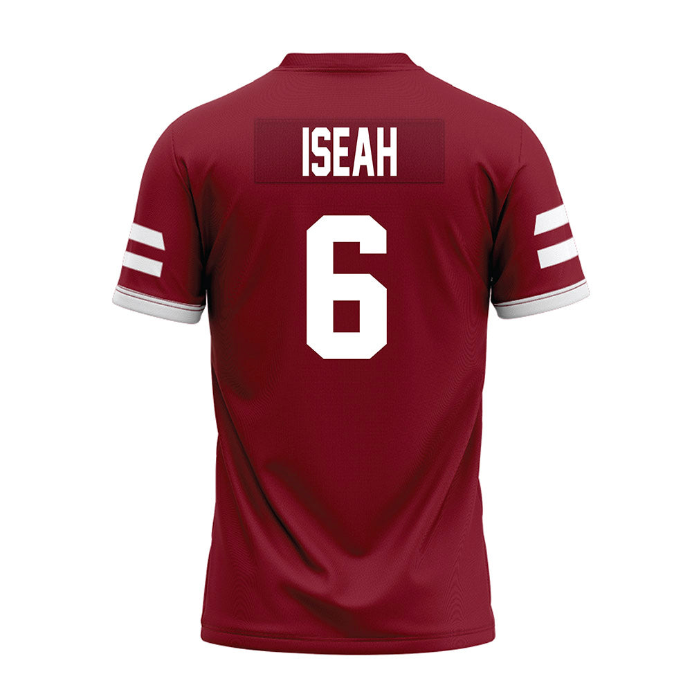 UMass - NCAA Football : Joshua Iseah - Premium Football Jersey-1
