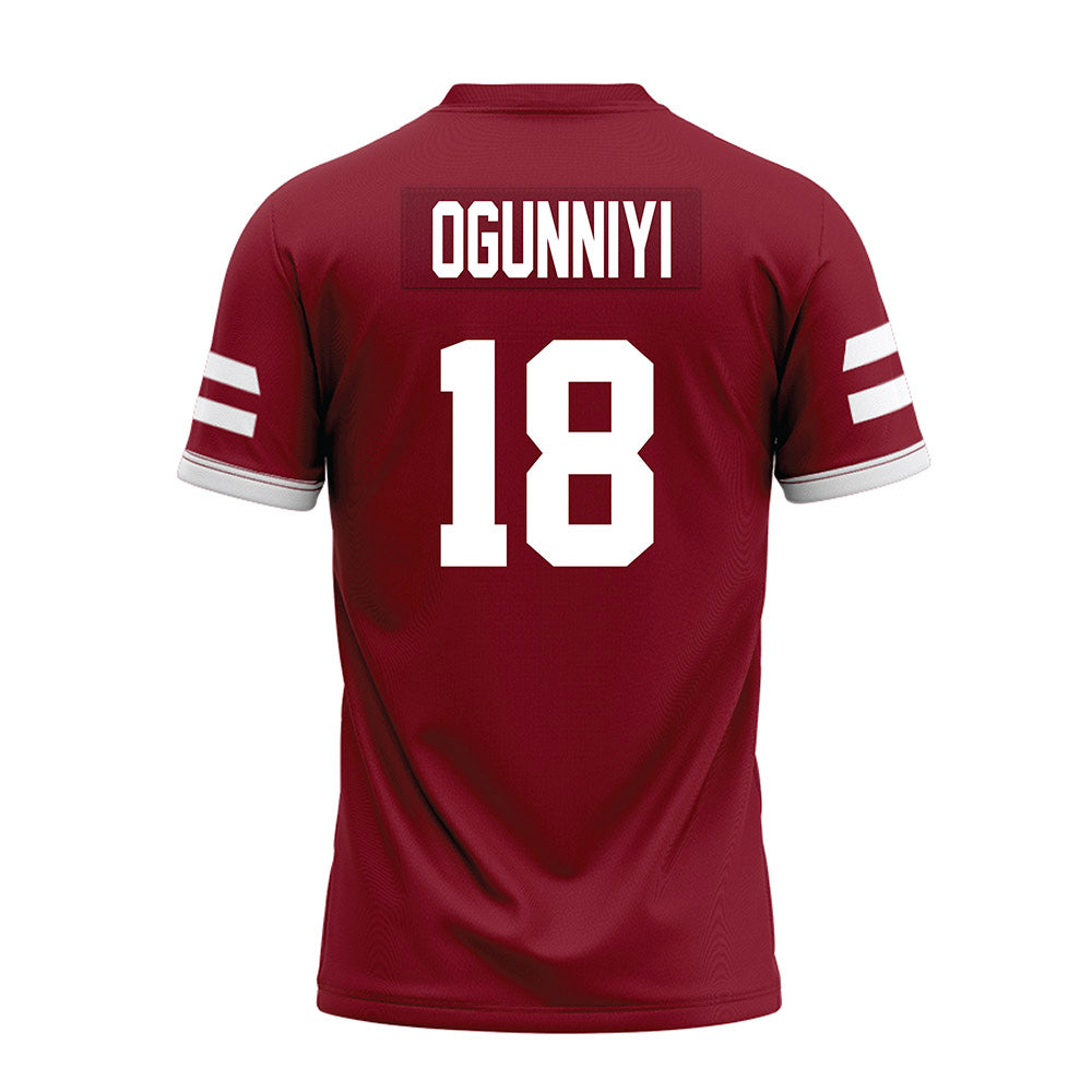 UMass - NCAA Football : Matthew Ogunniyi - Premium Football Jersey-1