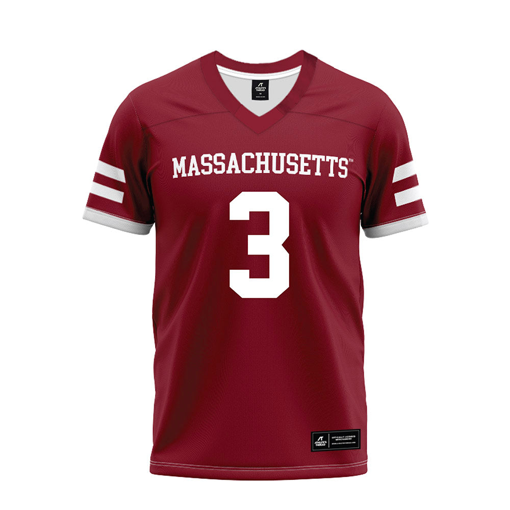 UMass - NCAA Football : Kendall Bournes - Premium Football Jersey-0