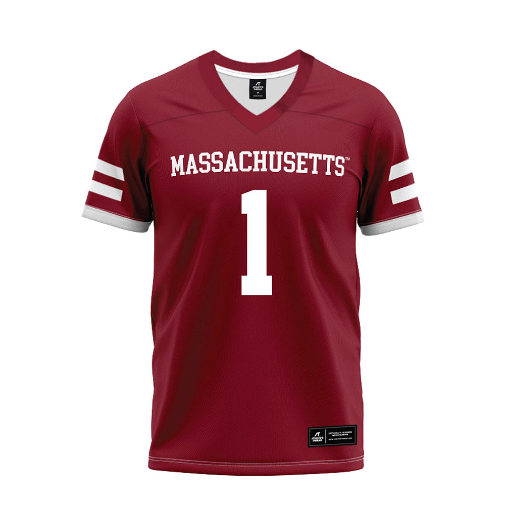 UMass - NCAA Football : DD Snyder - Premium Football Jersey-0