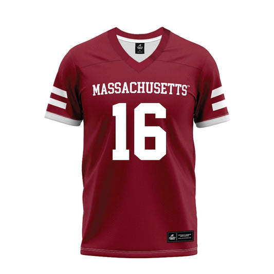 UMass - NCAA Football : Kendric Council - Premium Football Jersey-0